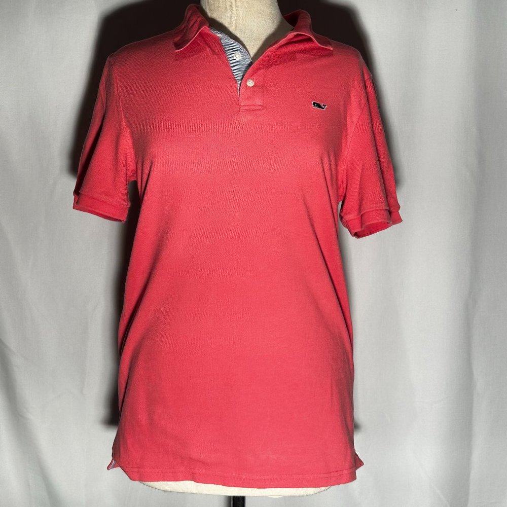Mens Salmon Vineyard Vines Polo Size S